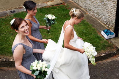 Surrey Berkshire Hampshire & Middlesex Bridal Hair & Make-up - Hair & make-up service also available for the Bridesmaids - This wedding reception at Loseley Park Guildford Surrey