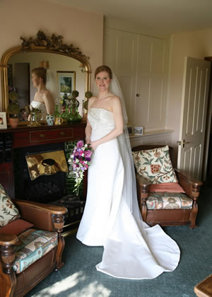 Wedding make-up and hair for Surrey Bride